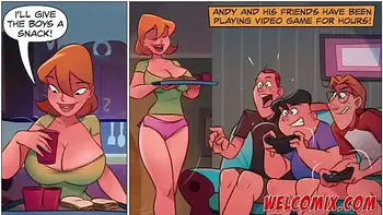 Gang Bang with Andy's friends - The Naughty Home