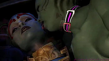 Futa com peitões e bunda grande 3D Hentai