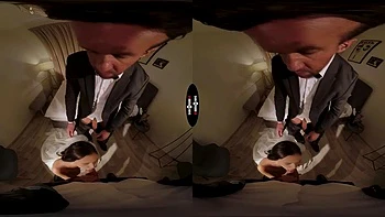 Dreier am Hochzeitstag: Blowjob, Doggy, Reiterin VR