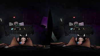 VR минет, анальный трах в позе наездницы и догги BBW