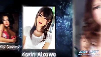 Asiatique amateur suçant en bas résille