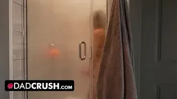 DadCrush - Adorable Tiny Teeny Babe Mia Kay Drops Down On Her Knees To Suck Cock