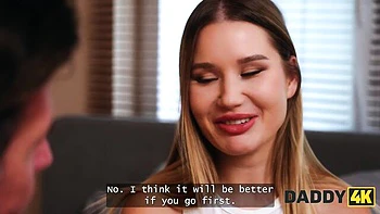 David Fucks Hot Blonde Cheating with Feet Job