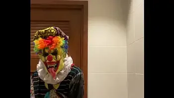 Milf Lila Lovely Sucks And Fucks Gibby The Clown In A Public Bathroom
