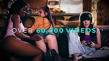 Skye Blue Fucks Lazy Roommate with Strap-On