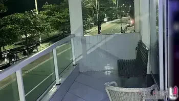 BUSTED! Public Sex on Balcony Caught by Police