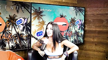 Dirty-talking Arab pornstar fucks and chats