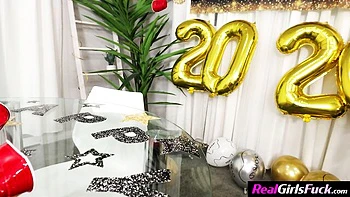 Chloe and Joshua's new year party xxx