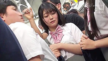 Kinky Japanese Babe Shows Her Cunt In Public