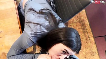 Tireless dame at amateur couple video