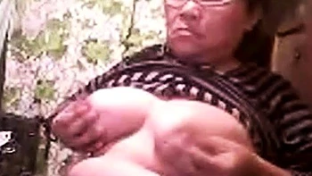 Mature Asian Granny Elizabeth Flashes on Webcam at 57