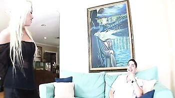 Horny Alex and Alex's facial cumshot smut